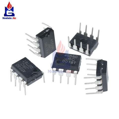 Circuit intégré Original, 5 pièces/lot, puce IC JRC4558 4558 4558D JRC4558D DIP-8 ► Photo 1/6