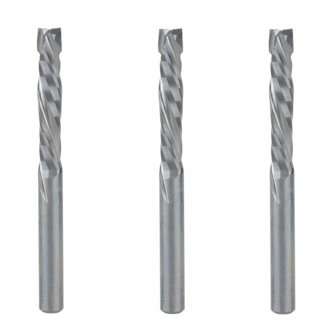 3 pc 4x22mm UP DOWN Cut Deux Flûtes Spirale Carbure Mill Outil Cutter pour CNC Routeur, compression Bois fraise de surfaçage Peu ► Photo 1/2