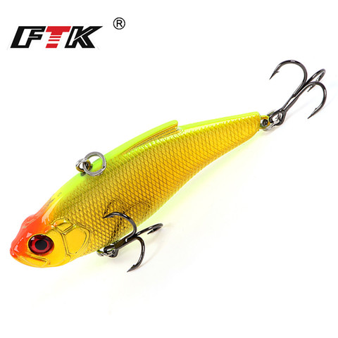 FTK – leurre de pêche rigide vibrant Jerkbait, Swimbait, wobbler, coulant, appât artificiel vibrant, idéal pour la pêche au bar ou au brochet, 16.5g, 7.5cm ► Photo 1/6