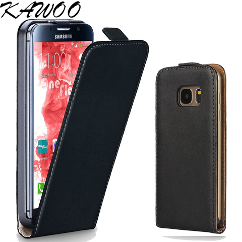 Coque de téléphone portable en cuir à rabat magnétique, étui Vertical pour Samsung Galaxy A5 2017 S8 S7 A310 J3 2016 Note 8 J510 S6 Edge ► Photo 1/6