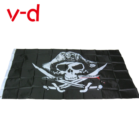 Xvggdg, nouveau drapeau de Pirate 3x5 pieds, crâne et croix, Sabres Jolly Roger, livraison gratuite ► Photo 1/1