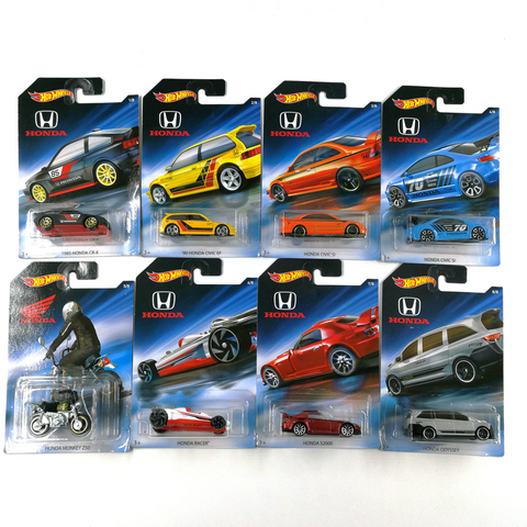 Roues chaudes 1:64 voiture HONDA CIVIC ODYSSEY singe 70th anniversaire édition Collector métal moulé sous pression modèle voiture enfants jouets cadeau ► Photo 1/6