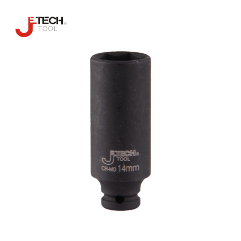 Jetech-clé à douille profonde 1/4 pouces, entraînement long 1/4 pouces, impact, 4mm 4.5mm 5mm 5.5mm 6mm 7mm 8mm 9mm 10mm 11mm 12mm 13mm 14mm ► Photo 1/2