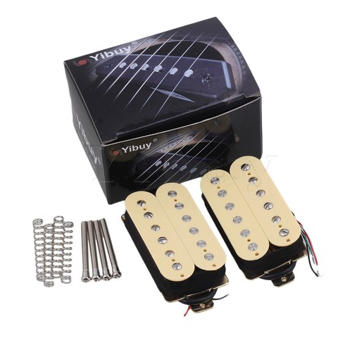 Yibuy2x Humbucker ensemble de ramassage à haut rendement 4 fils conducteurs ► Photo 1/6