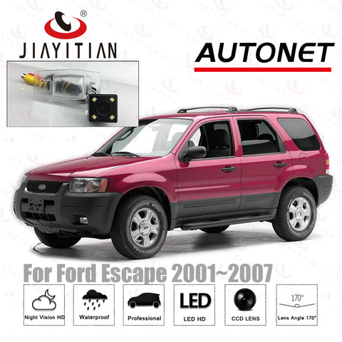JIAYITIAN – caméra de recul CCD, pour Ford Escape 2000 2002 2004 2006 2007, Vision nocturne, sauvegarde de la plaque d'immatriculation ► Photo 1/1