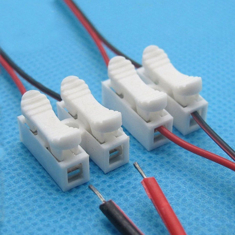 30 PCS/lot connecteurs de fil de serrure d'épissure rapide CH2 2 bornes de câble électrique 20x17.5x13.5mm ► Photo 1/4