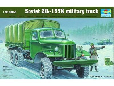 Trumpeter 01003 1/35 ZIL-157K camion militaire en plastique kit de maquette ► Photo 1/1