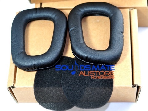 Coussinets d'oreille de remplacement Logitech, pour G35 G930 G910 F540 G230 G430 F450, casque de jeu sans fil ► Photo 1/6