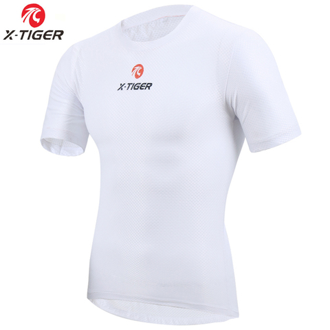 X-TIGER Pro Cool Mesh Superlight Vélo Vélo Base Couches Vélo Chemise À Manches Courtes Respirant Maillots de Cyclisme Vélo Vêtements ► Photo 1/6