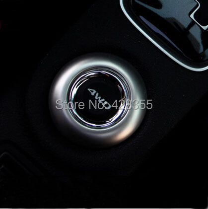 Nouveau! Accessoires automobiles pour Mitsubishi Outlander 2013 2014 2015 2016, décoration de boutons en acier inoxydable, 4 wd ► Photo 1/1