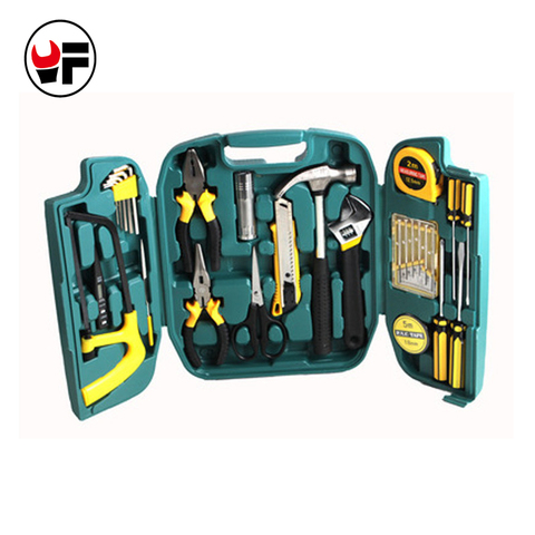 Kit de tournevis dans une valise pour la maison boîtes à outils à main, jeu d'outils de réparation 27 pièces DN107 ► Photo 1/5