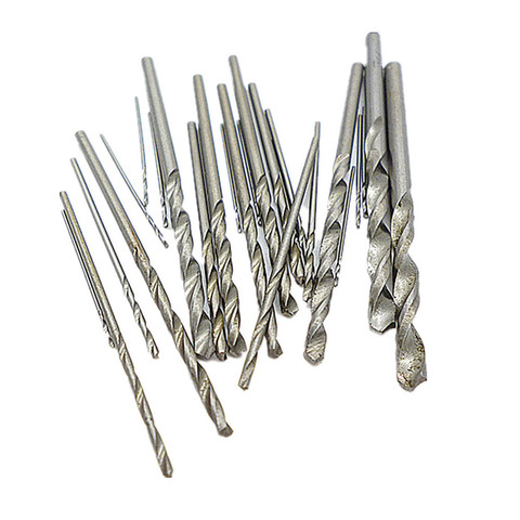 TASP – ensemble d'outils en acier à haute vitesse, pour l'artisanat PCB et les bijoux, 25 pièces de 0.5mm ~ 3mm (0.019 