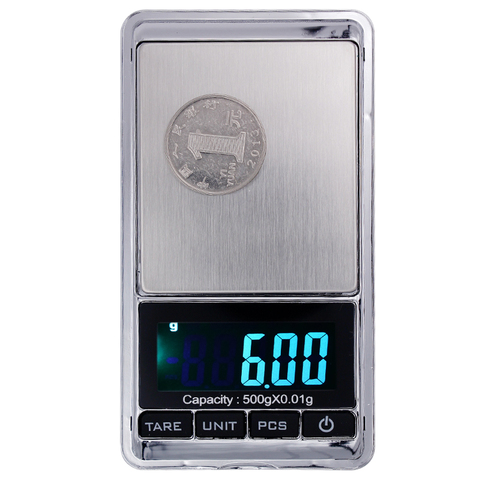 500g x 0.01g Mini électronique numérique bijoux Balance Balance poche gramme LCD affichage 20% de réduction ► Photo 1/6