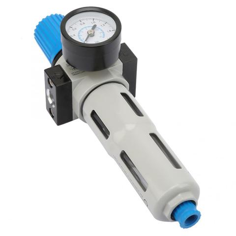 Unité de traitement de vanne de filtre à Air pneumatique G1/4 '', régulateur de réduction de pression d'air, vanne de filtre à Air 1,6 mpa avec manomètre ► Photo 1/6