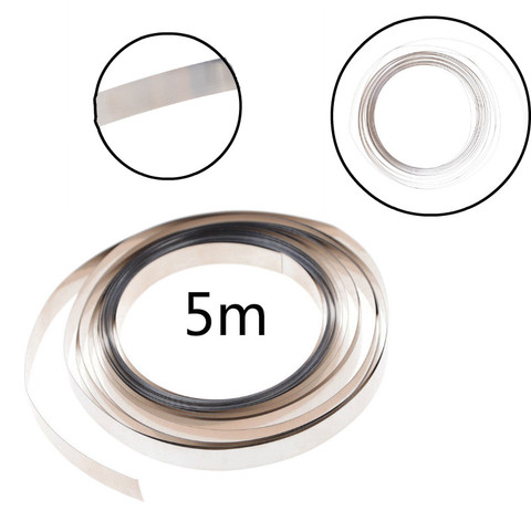 Nouveau 500cm 8mm x 0.1mm pur Nickel bande bande pour pour 18650 AAA AA batterie soudage par points Compatible pour Machine à souder par points ► Photo 1/6