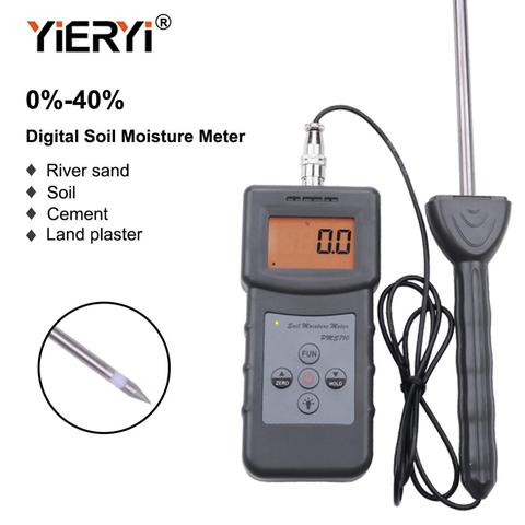 Yieryi – humidimètre de sol numérique PMS710, nouvel outil de Test d'humidité du sol, Test du sable de rivière, du ciment et de la terre, capteur, 100% ► Photo 1/6