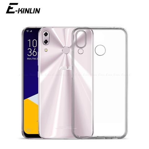 Couverture arrière en Silicone souple Ultra mince transparente pour Asus ZenFone 6 ZS630KL 5 5Z ZE620KL ZS620KL coque de téléphone en TPU ► Photo 1/6