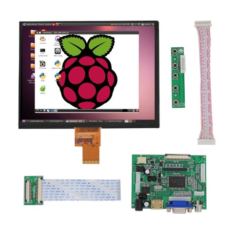 Panneau de commande pour latteganda, Raspberry Pi, Orange Pi, avec écran LCD 8 pouces HE080IA-01D 1024x768 ► Photo 1/6