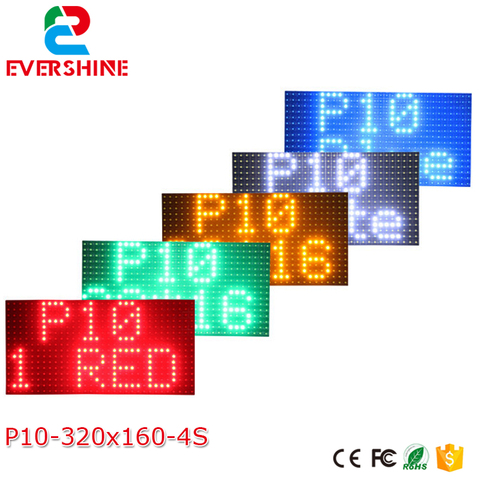 P10, panneau d'affichage étanche extérieur, de couleur unique, rouge, blanc, bleu, vert, jaune, panneau d'affichage LED, programme de défilement ► Photo 1/6