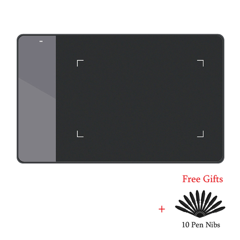 HUION 420 tablette de dessin graphique numérique (parfait pour osu) tablette stylo pression Signature Pad avec dix plumes de stylo noir et blanc ► Photo 1/6