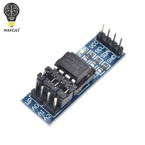 Nouveau Module de mémoire EEPROM d'interface AT24C256 24C256 I2C WAVGAT ► Photo 1/6