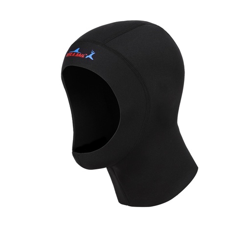 Chapeau de protection capillaire en néoprène 1MM/3mm, chapeau avec épaules et accessoires de natation en plongée sous-marine ► Photo 1/6