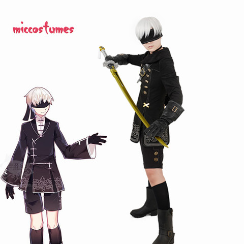 Nier Automata YoRHa, Costume de Cosplay Type S 9S pour homme, tenue d'halloween ► Photo 1/5