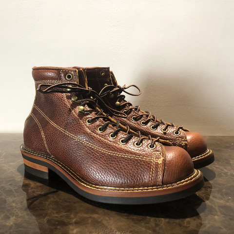 Cheville en cuir véritable Vintage, chaussures à bout rond pour hommes, bottines de moto unisexes grande taille, collection printemps-hiver décontracté ► Photo 1/6