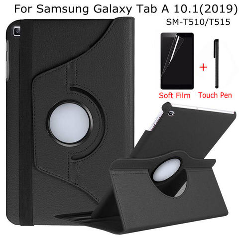 Coque rotative en cuir PU pour Samsung Galaxy Tab A 10.1 2022 T510 SM-T515 T580 S6 Lite 10.4 P610 A7 2022 T500, étui pour tablette ► Photo 1/5