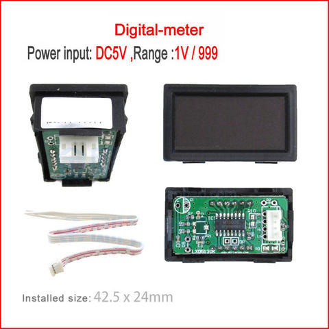 Petit compteur de courant DC5V -1v/999 pour les soudeurs à inverseur compteur de affichage led numérique ► Photo 1/3