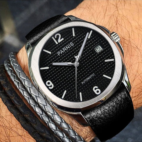 Parnis montre automatique montre minimaliste Hommes montre-bracelet 2022 Miyota Saphir Cristal montres mécaniques relogio masculino Cadeau ► Photo 1/6