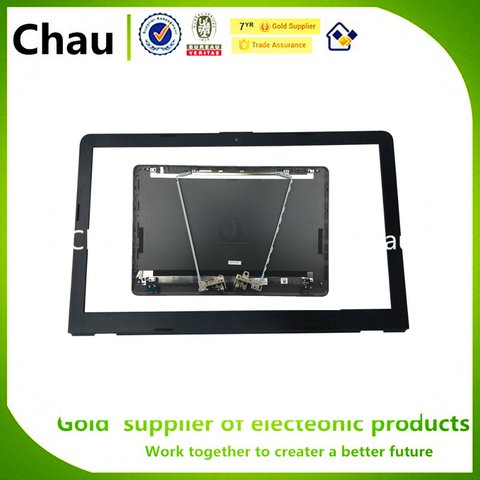 Coque arrière/avant de l'écran LCD noir, charnière, pour HP 15-BS 15T-BR 15Q-BU 15T-BS 15-BW 250 G6 255 G6 TPN-C129 TPN-C130 ► Photo 1/3