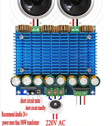 TDA8954 E 420 w + 420 w Powe Numérique Audio Amplificateur Stéréo Conseil Amplificateur Classe D Double canal ► Photo 1/6