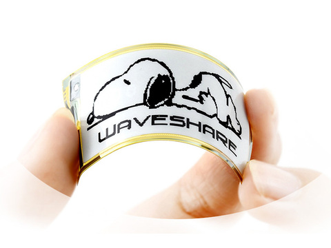 Waveshare 212x104 2.13 pouces flexible e-ink raw affichage noir/blanc double couleur e-paper panneau interface SPI pour framboise Pi ► Photo 1/5