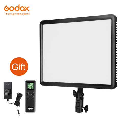 Godox – lampe LED LEDP260C 3300 ~ 5500K, bi-couleur et variable, panneau d'éclairage de Studio pour caméra, caméscope DV + adaptateur secteur gratuit ► Photo 1/6