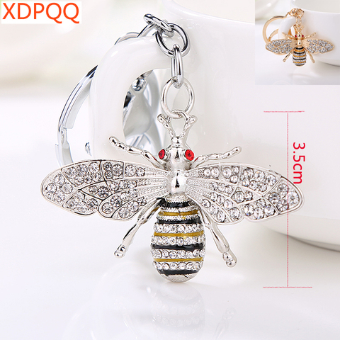 XDPQQ – porte-clés abeille en cristal, mignon, à la mode, cadeau pour femmes ► Photo 1/6