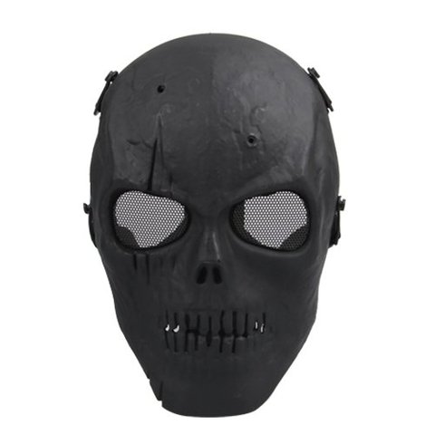 TFBC-masque Airsoft protection pour crâne | Masque complet pour crâne, militaire et noir ► Photo 1/5