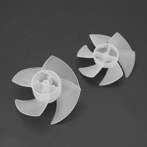Mini lame de ventilateur en plastique de petite puissance 4/6 feuilles pour moteur de sèche-cheveux ► Photo 1/6