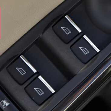 Lève-vitre de décoration de voiture bouton de commutation, accessoires automobiles, pour Ford Focus 2 Focus 3 Fiesta Ecosport KUGA boîtier à autocollants, accessoires automobiles S-MAX ► Photo 1/3