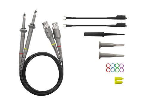 Kit de sondes d'oscilloscope DC-100MHz, Clip de portée 100MHz pour Tektronix HP X1/X10, 2 pièces, vente en gros, P6100 ► Photo 1/6