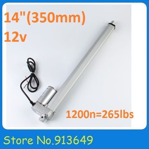 Mécanisme de levage de meubles | mini actionneur linéaire électrique 12v 350mm 265LBS 14 pouces-1PC ► Photo 1/1