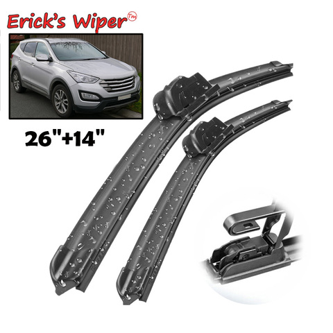 Erick – balais d'essuie-glace avant, pour Hyundai Santa Fe MK3 2013 – 2022 2017, pare-brise, fenêtre avant 26 