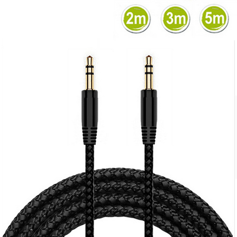 2m 3m 5 m 3.5mm câble Aux mâle à 3.5mm Jack mâle AUX Audio stéréo casque câble 3.5mm Aux Audio câble cordon pour téléphone écouteur ► Photo 1/6