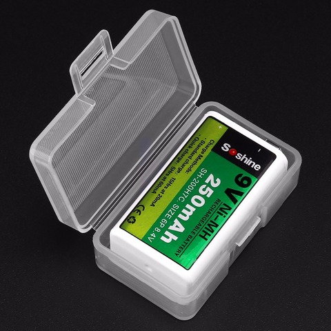 Soshine – boîtier plastique dur Portable pour 1 pièce, pour batterie 9V ► Photo 1/6