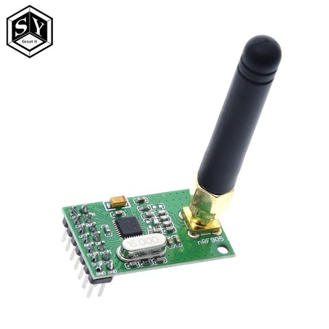 Module émetteur-récepteur sans fil NRF905, carte émetteur-récepteur sans fil NF905SE avec antenne FSK GMSK, faible puissance 433 868 915 MHz ► Photo 1/6