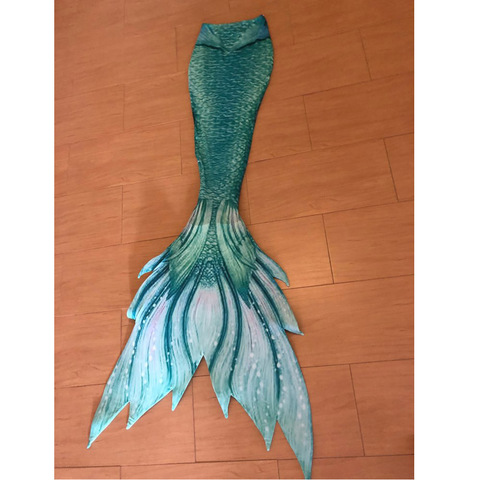 Queue de sirène personnalisée pour filles, enfants et adultes, Costumes de bain queue et nageoires, monofilament ► Photo 1/1
