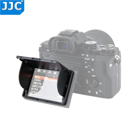 JJC housse universelle de protection de capot d'écran LCD 3.0 pouces pour appareil photo reflex numérique Sony/Canon/Fujifilm noir étui Pop-up ► Photo 1/6