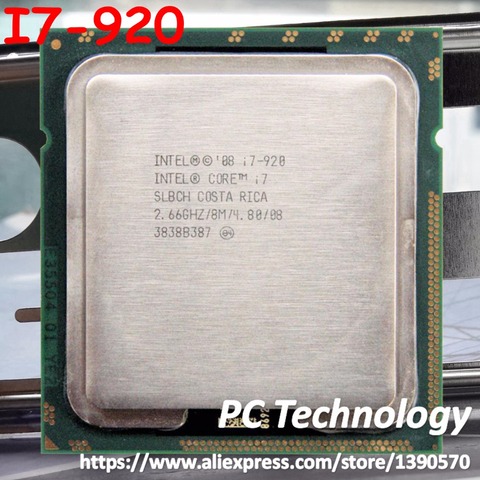 Processeur Intel Core i7 920, CPU 8 mo de Cache, 2.66GHz, 4 cœurs LGA1366, SLBCH/SLBEJ, Original, livraison gratuite sous 1 jour ► Photo 1/1