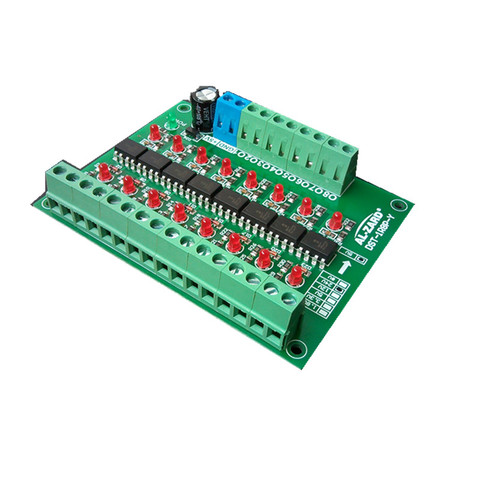 Carte d'isolation photoélectrique haute vitesse 24V à 5V, 8 canaux, Module de carte de convertisseur de signal PLC, sortie PNP ► Photo 1/1