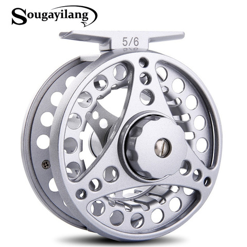 Sougayilang-moulinet De pêche à la mouche en alliage d'aluminium 5/6WT usiné, Micro ajustable, 3BB ► Photo 1/6